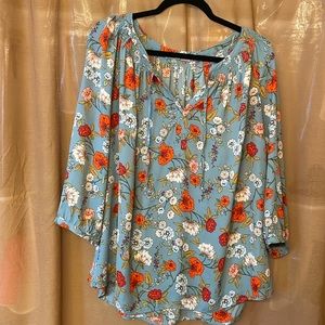 Flowy floral top